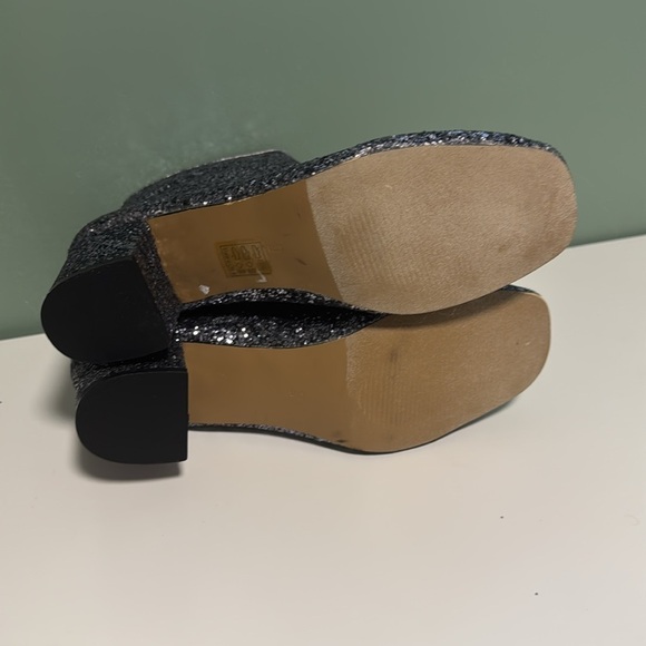 Cape Robbin Glittery Black And Silver Ankle Boots - Picture 9 of 9
